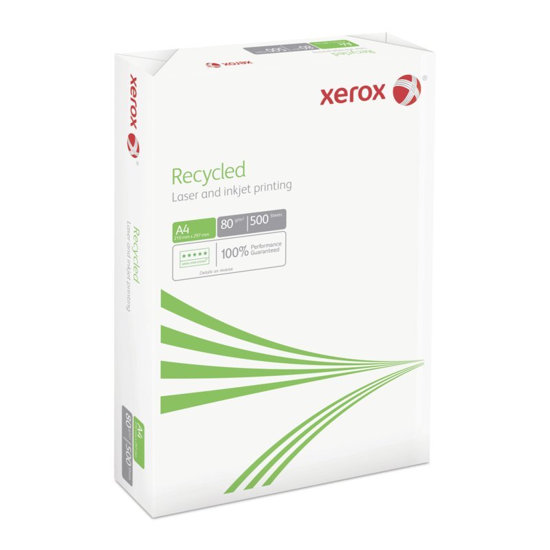 Xerox Recycled White Printer Paper A4 80gsm Pack